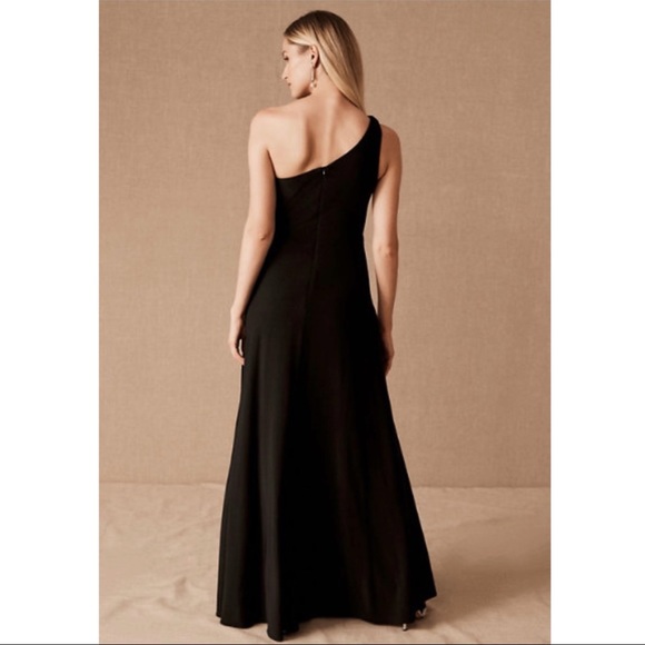 NWT Anthro BHLDN Brixen One Shoulder Maxi Dress - Picture 2 of 9